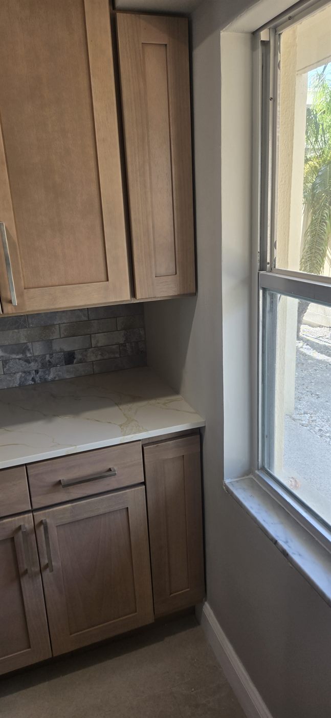 Cabinet installation work