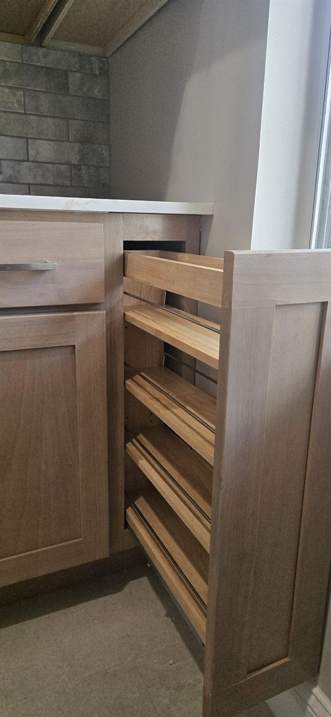 Cabinet installation project detail
